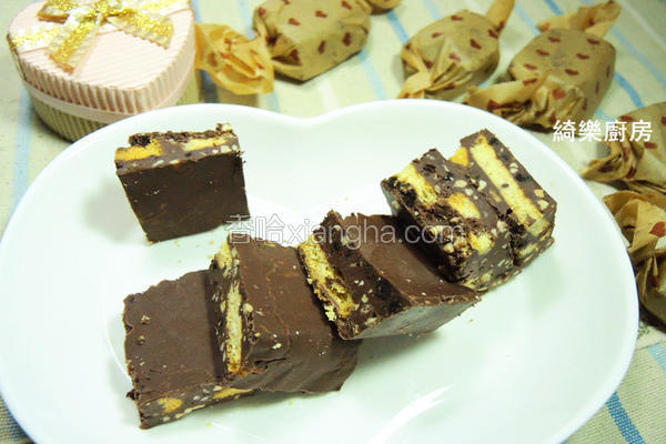 杏仁饼干巧克力