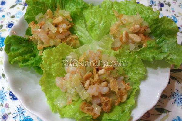 生菜虾松