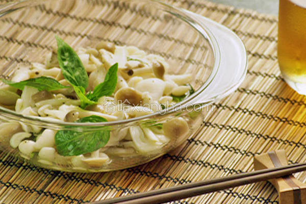 意式油醋浸鲜菇