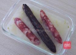 双味腊肠电锅煲饭的做法图解2