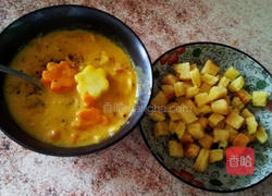 小花南瓜浓汤的做法图解8