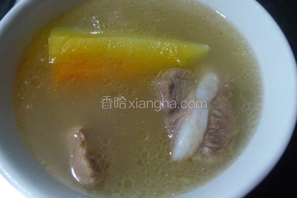 青木瓜排骨汤