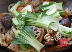 蚝油烩素的做法图解3