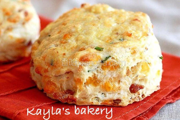 英式培根起司司康