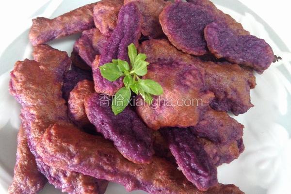 紫地瓜米饼