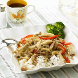菇道双菇烩饭的做法[图]