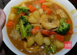 咖哩鸡腿拌面的做法图解7