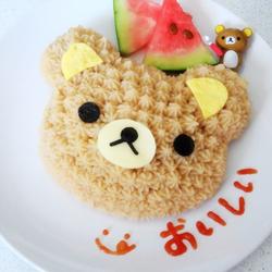拉拉熊蛋糕饭饭的做法[图]