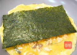 鲑鱼海苔蛋卷的做法图解5