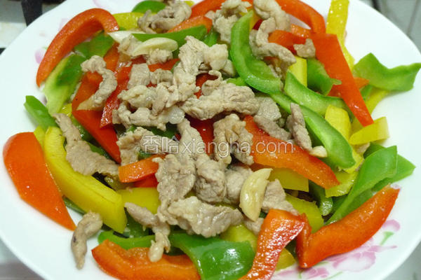 彩椒肉丝