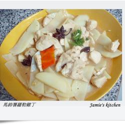 马铃薯罗勒鸡丁的做法[图]