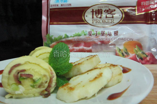 烤鸡蛋卷