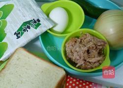 海苔鲔鱼三明治的做法图解1