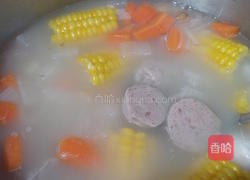 冬瓜玉米丸子汤的做法图解5