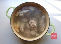 芥菜蒜头鸡汤的做法图解2