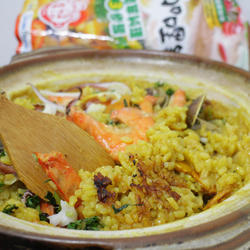 姜黄咖哩海鲜饭的做法[图]