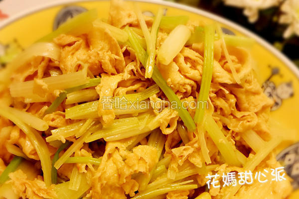 香芹炒豆包