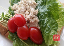 鲔鱼沙拉三明治的做法图解8