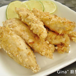 酥炸黑胡椒鸡柳条的做法[图]