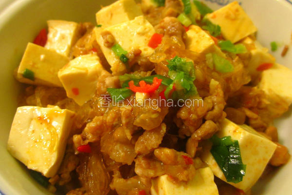 麻婆豆腐粉丝煲