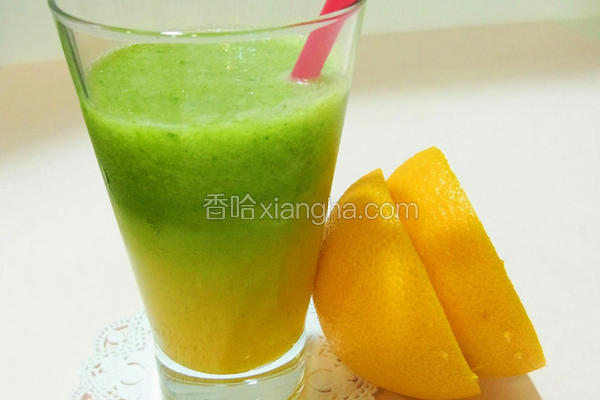 蜂蜜双色果菜汁