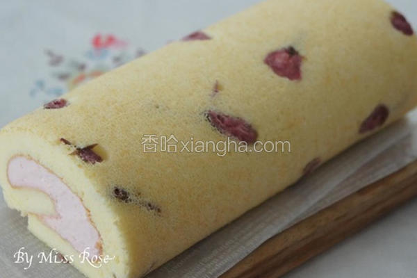 樱花蛋糕卷