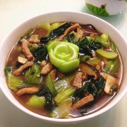 蚝油肉丝炒青江菜的做法[图]