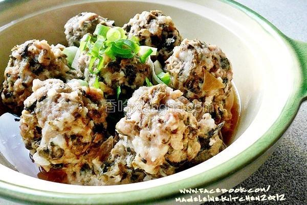 梅干菜肉丸子