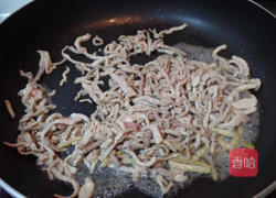 茴香炒肉丝的做法图解4