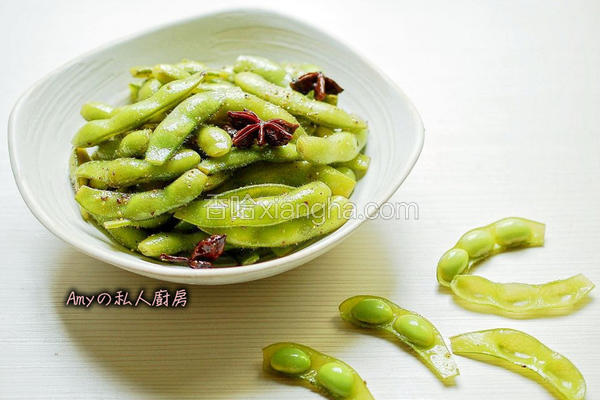 凉拌毛豆