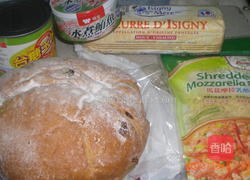 创意花球面包的做法图解1