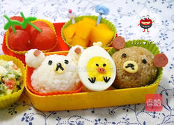 拉拉熊便当的做法图解1