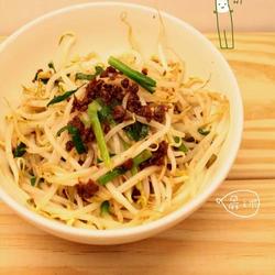 炒肉燥豆芽菜的做法[图]