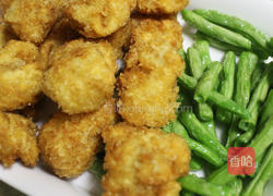 香蒜椒盐鱼米花的做法图解7