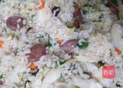 香肠炒饭的做法图解6