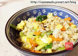 麻油蛋炒饭的做法图解4