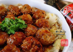 扬出丸子烩白菜的做法图解9