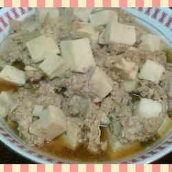 蒸绞肉冻豆腐的做法[图]