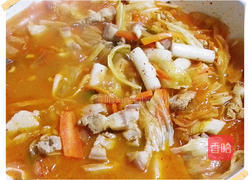 起司泡菜年糕汤的做法图解7