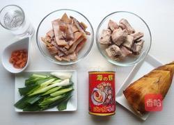 鱿鱼螺肉蒜汤的做法图解1