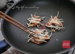 樱花虾海苔煎饼的做法图解4