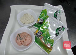 海苔月亮虾饼的做法图解1