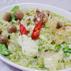 青酱海鲜炖饭的做法[图]