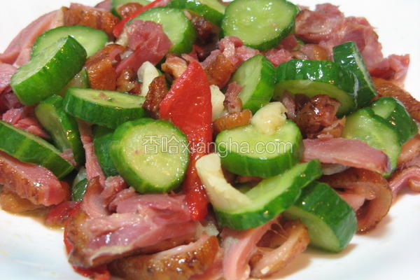 小黄瓜炒鸭赏