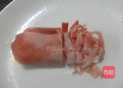 泡菜炒肉丝的做法图解2