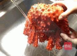清蒸帝王蟹的做法图解2