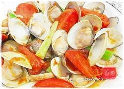 番茄蛤蜊的做法图解3