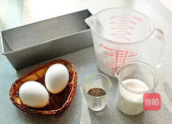 伯爵红茶磅蛋糕的做法图解1