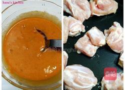 日式味噌淋酱鸡块的做法图解2