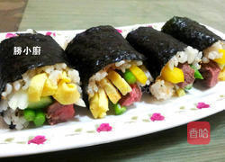 海苔牛肉卷的做法图解11